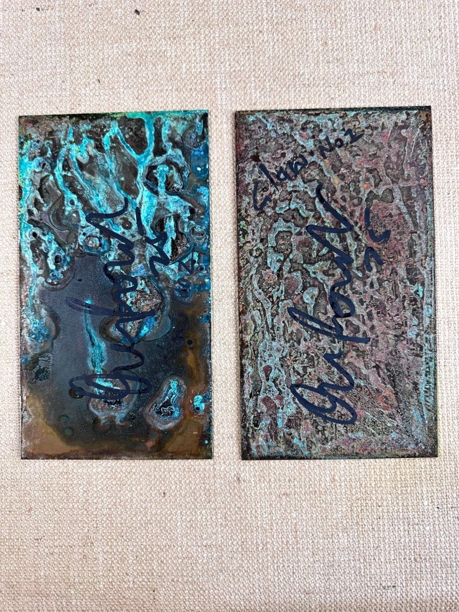Claw/ Oxidised Original Artwork OLI FOWLER ART tag1 mixed media