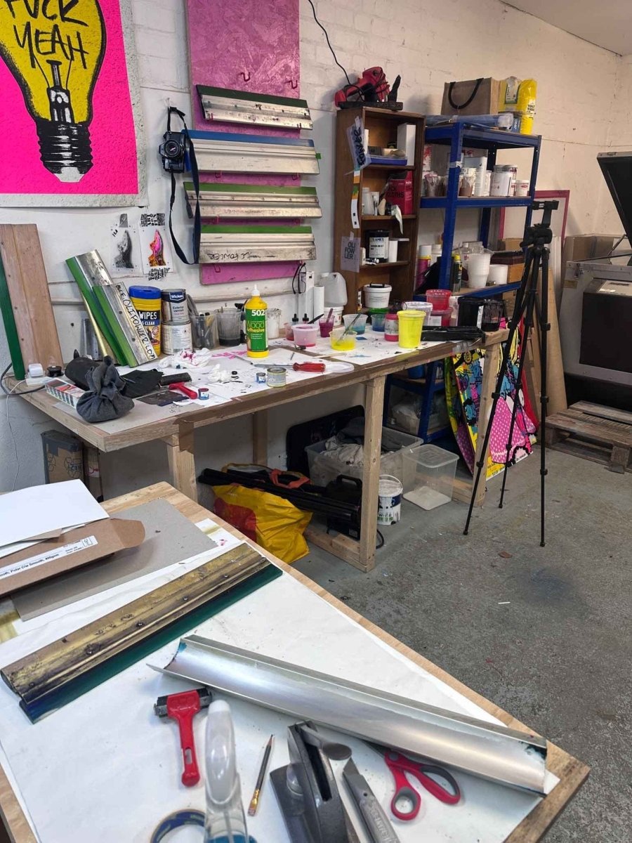 121 Private Screenprint Day Workshop (flexible) workshop OLI FOWLER ART tag1  advanced