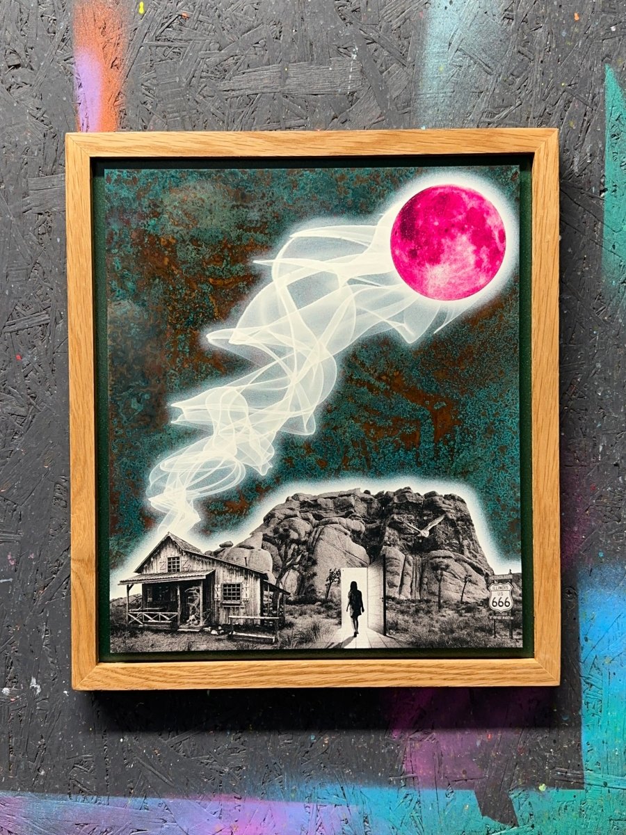666 No.2 Artwork OLI FOWLER ART tag1  Mixed Media