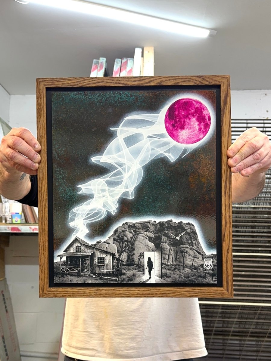 666 No.3 Artwork OLI FOWLER ART tag1  Mixed Media
