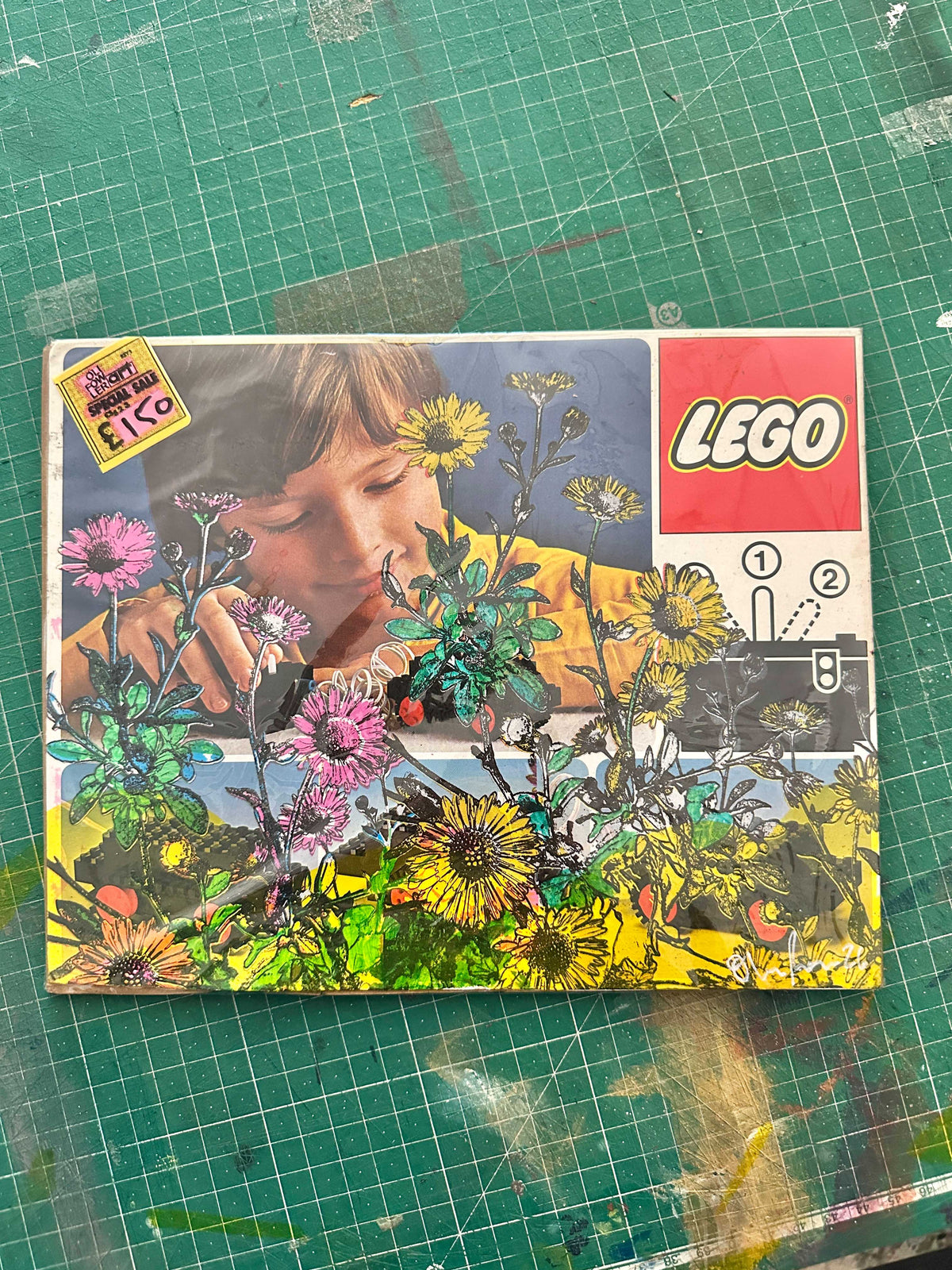 Vintage Lego Box Screenprint Studies