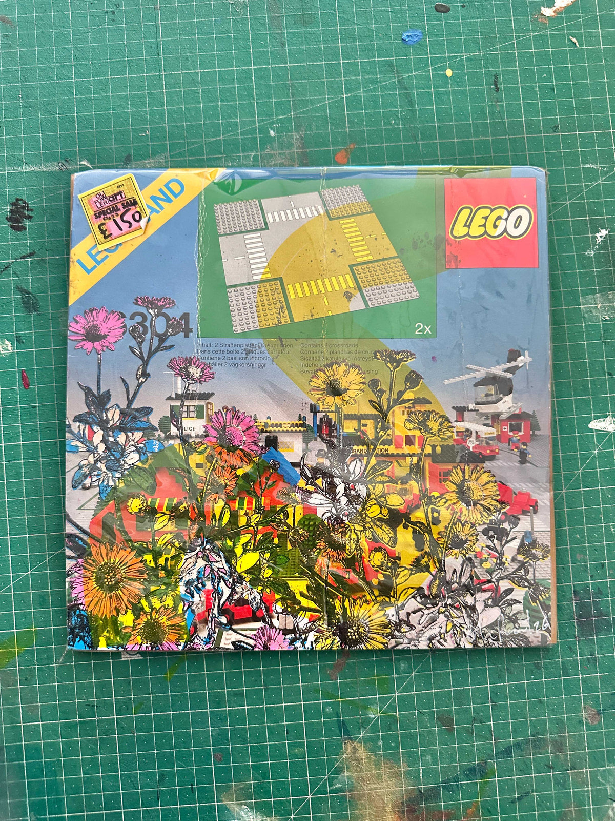 Vintage Lego Box Screenprint Studies
