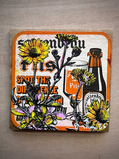 Vintage Beer Mat Studies
