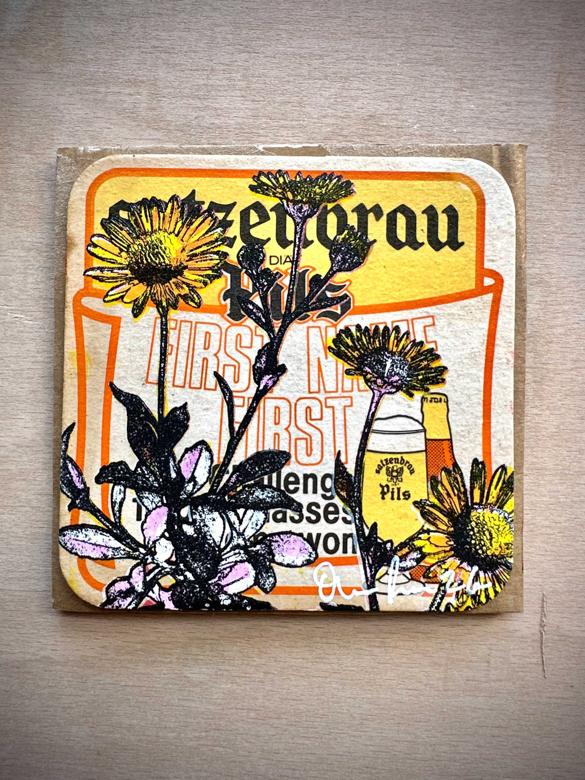 Vintage Beer Mat Studies