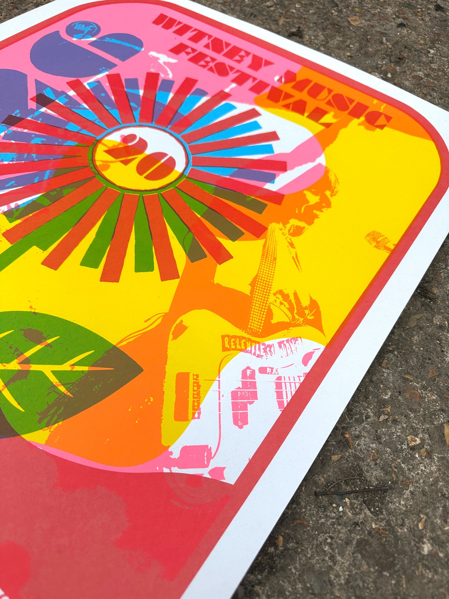 Witney Music Festival 2026 Official Poster, 20th Anniversary Limited Edition Screenprint