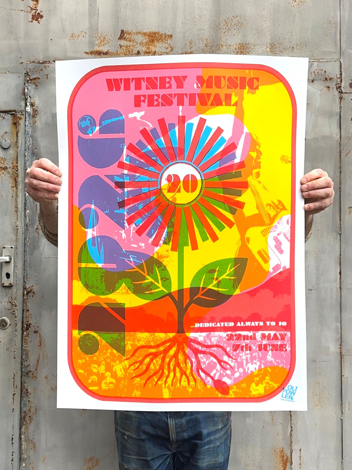 Witney Music Festival 2026 Official Poster, 20th Anniversary Limited Edition Screenprint