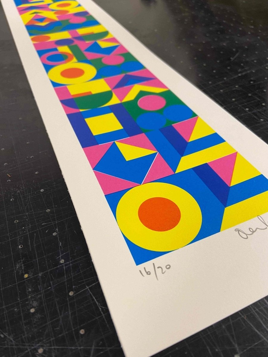 Always The Opposite Hand Pulled Screenprint Original screenprint OLI FOWLER ART tag1  limited edition