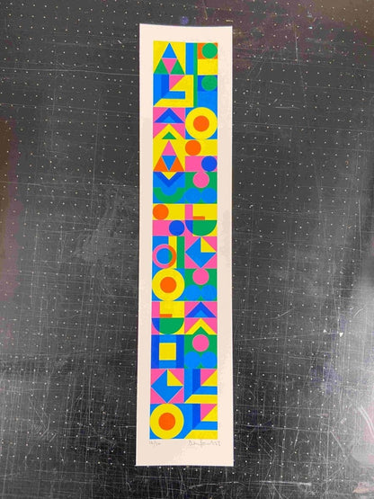 Always The Opposite Hand Pulled Screenprint Original screenprint OLI FOWLER ART tag1  limited edition