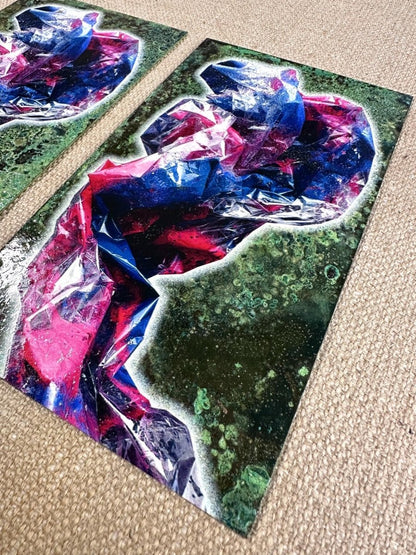 Atom/ Oxidised Original Artwork OLI FOWLER ART tag1  One - Off