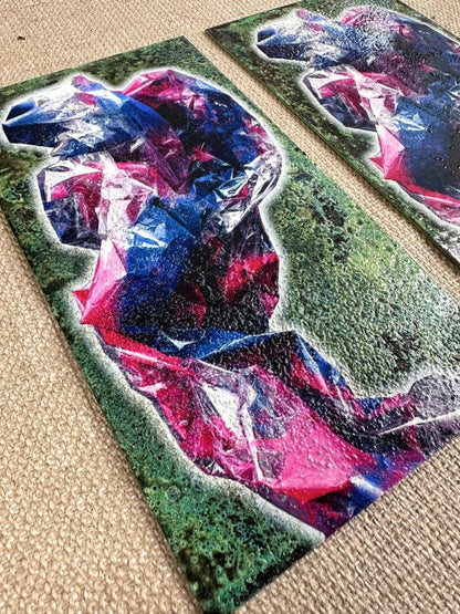 Atom/ Oxidised Original Artwork OLI FOWLER ART tag1  One - Off