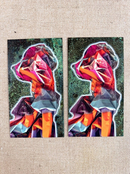 Bear/ Oxidised Original Artwork OLI FOWLER ART tag1 