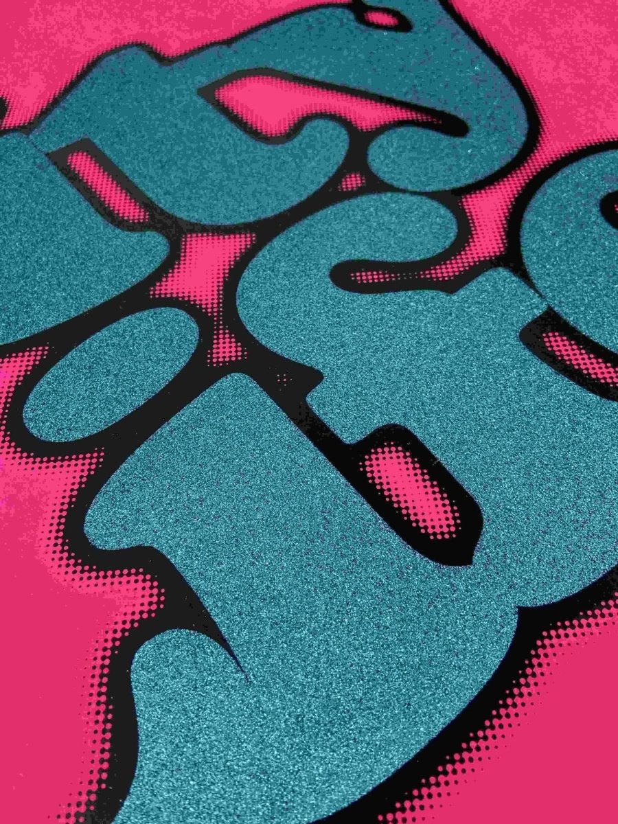 City Life XL Screenprint With Glitter Screen Print Olly Fowler 2020 tag1  chictochic