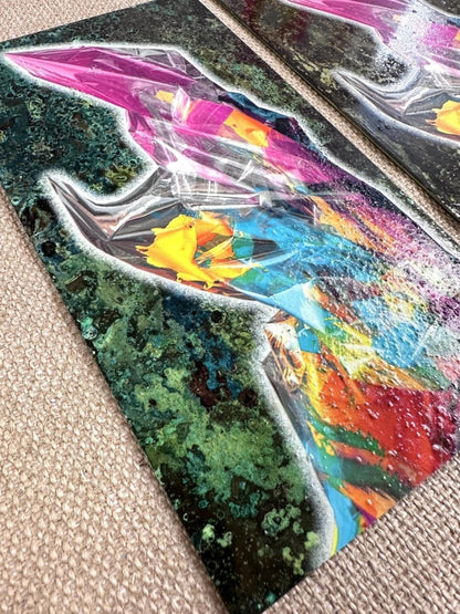 Claw/ Oxidised Original Artwork OLI FOWLER ART tag1  mixed media