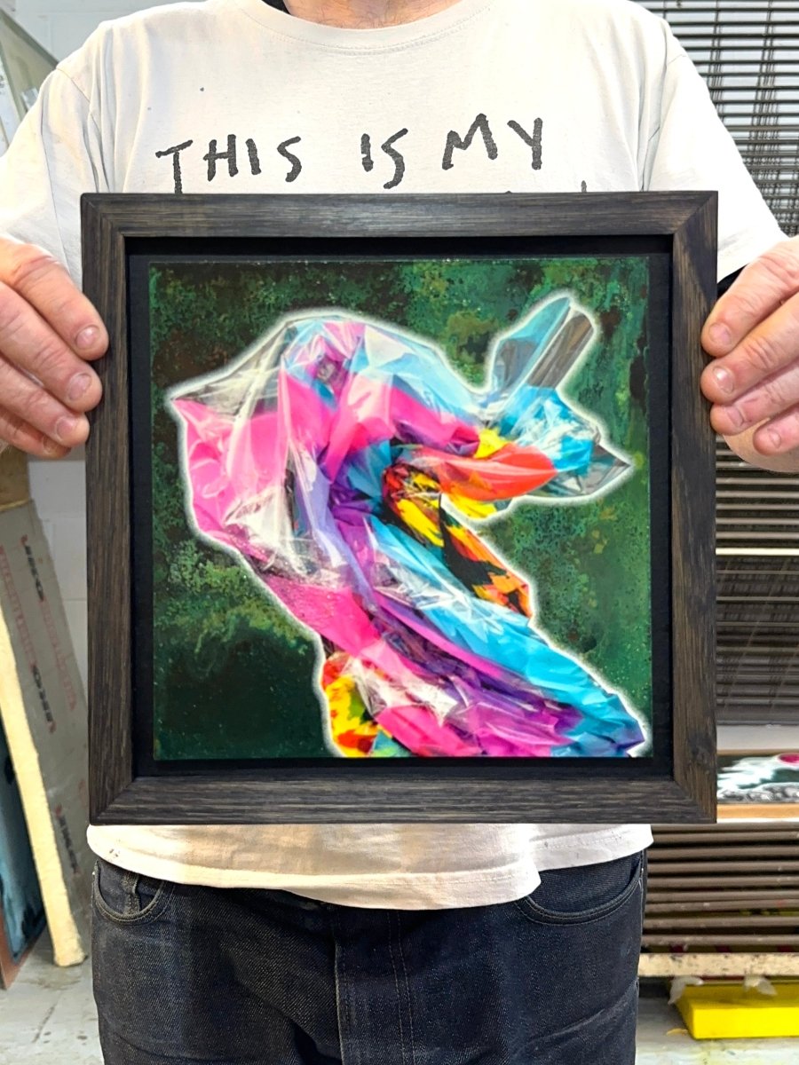 Dolly Square/ Oxidised Original Artwork Artwork OLI FOWLER ART tag1  one - off