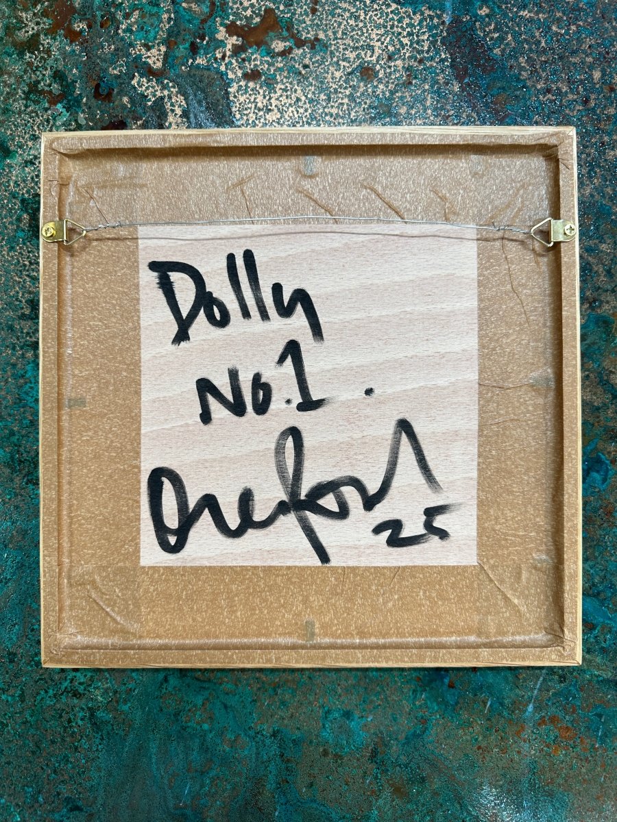 Dolly Square/ Oxidised Original Artwork Artwork OLI FOWLER ART tag1  one - off