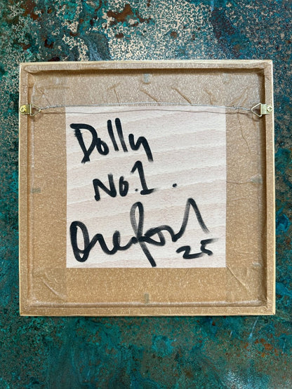 Dolly Square/ Oxidised Original Artwork Artwork OLI FOWLER ART tag1  one - off