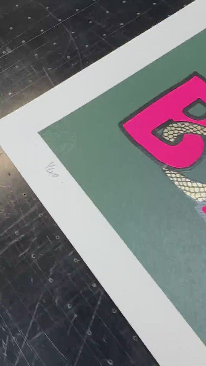 Bite Back — Hand Pulled Screenprint