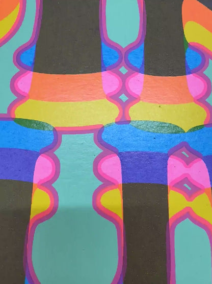 Jumpin' Hand Pulled Screenprint