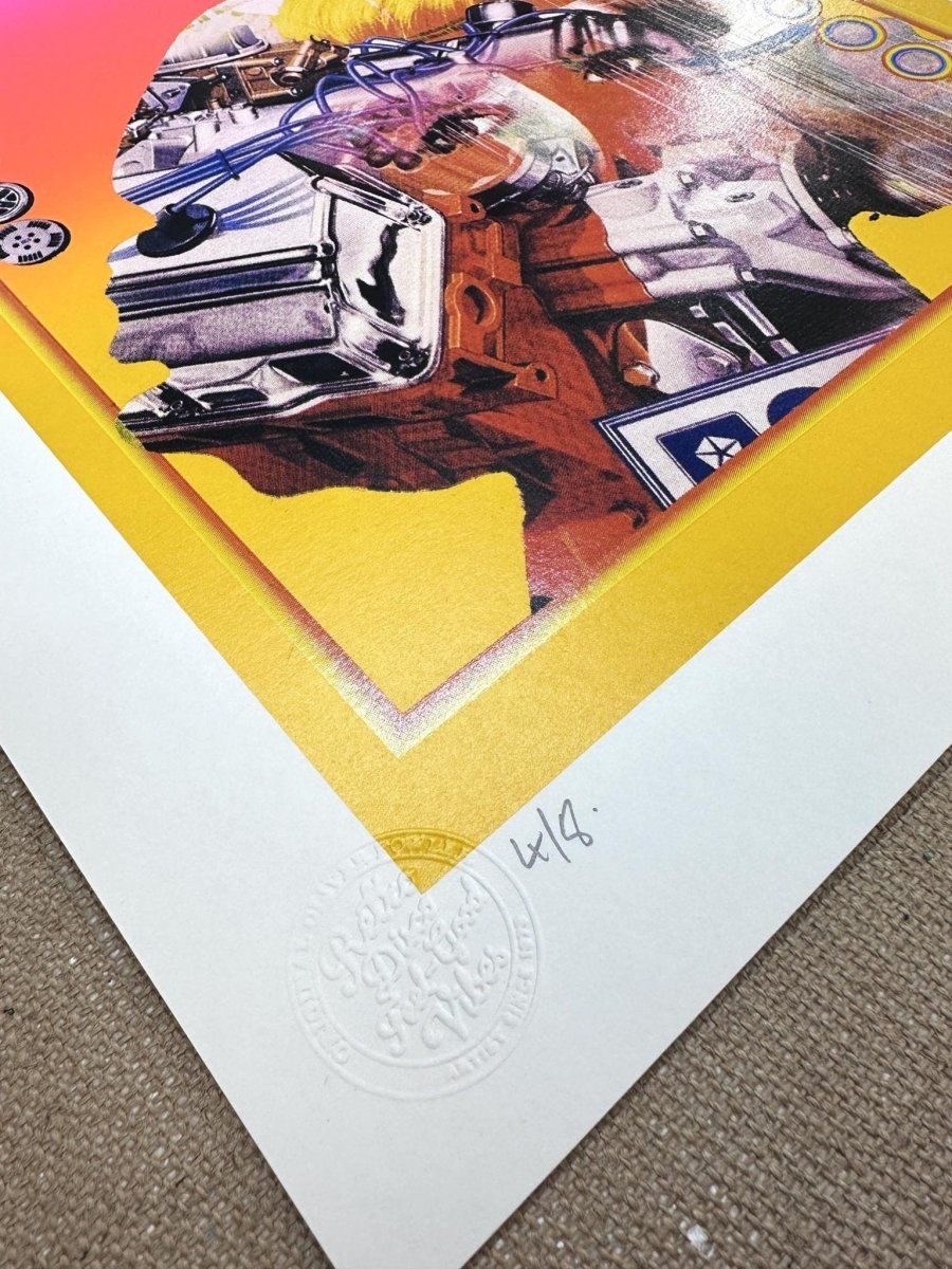 Remember Me Screenprint OLI FOWLER ART tag1  Limited Edition