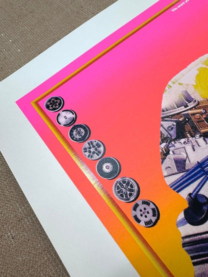 Remember Me Screenprint OLI FOWLER ART tag1  Limited Edition