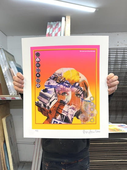 Remember Me Screenprint OLI FOWLER ART tag1  Limited Edition