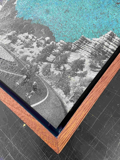 "The Road" Oxidised Copper Artwork D Original screenprint OLI FOWLER ART tag1  Art